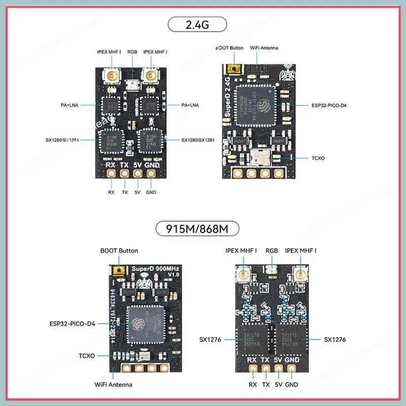 N94R Superd ELRS Diversity Receiver Exprsslrs RX 2T Антенны TCXO для RC FPV Дрон дальнего действия/Freestyle