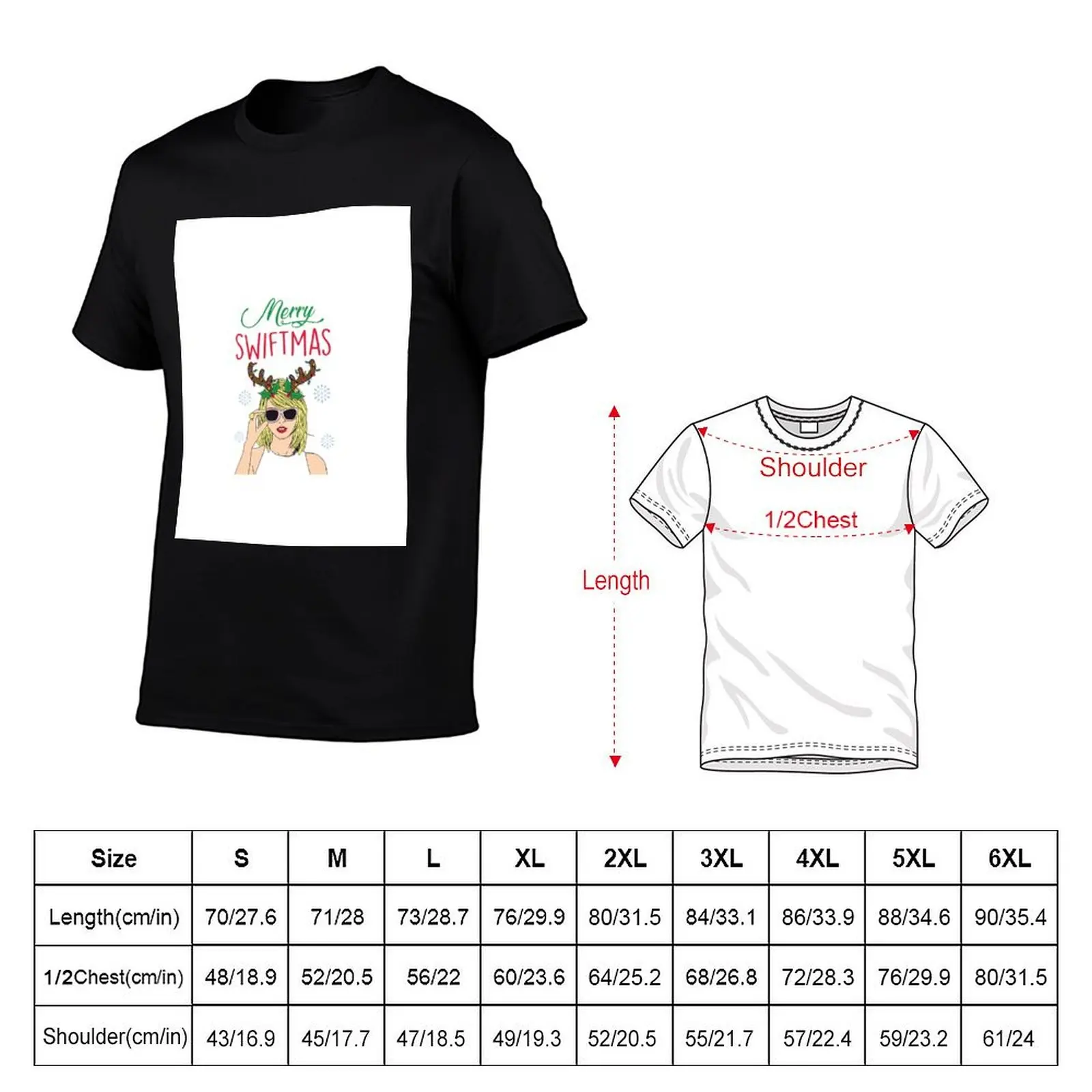 Swiftmas Christmas T-Shirt Aesthetic clothing vintage t shirts plain t shirts men