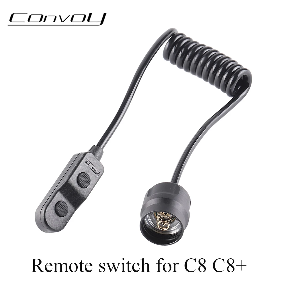 C8 Remote Switch for Convoy C8 C8 Plus Flashlight Tail Switch 40-85cm Scalable Switch