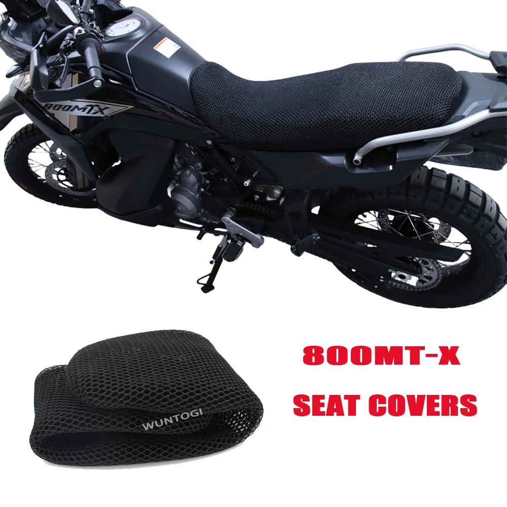 800MT-X 3D Honeycomb Mesh Protect Cushion For CFMOTO 800MTX Nylon Mesh Fabric Saddle Accessories Motorcycle Insulated Seat Cover