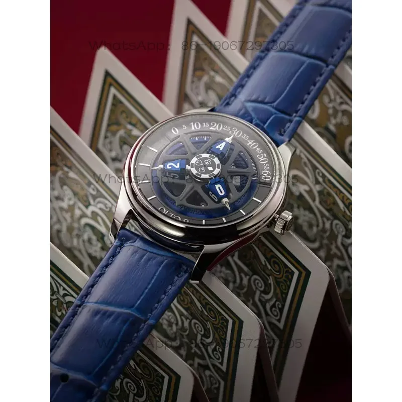 Fully automatic mechanical watch men's personalized small dial star wheel watch, gift box