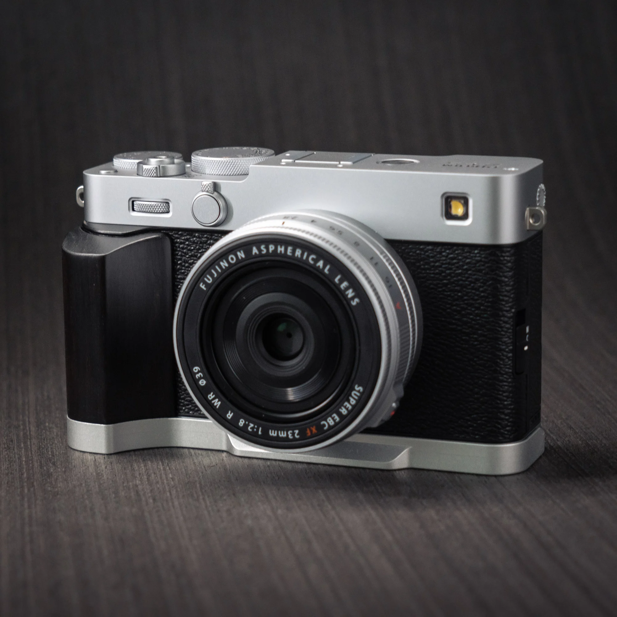 Handgefertigter Kamera-Handgriff aus Holz, L-Platte, Schnellverschluss-Halter für Fujifilm XE5 Fuji X-E5 – Detail 6