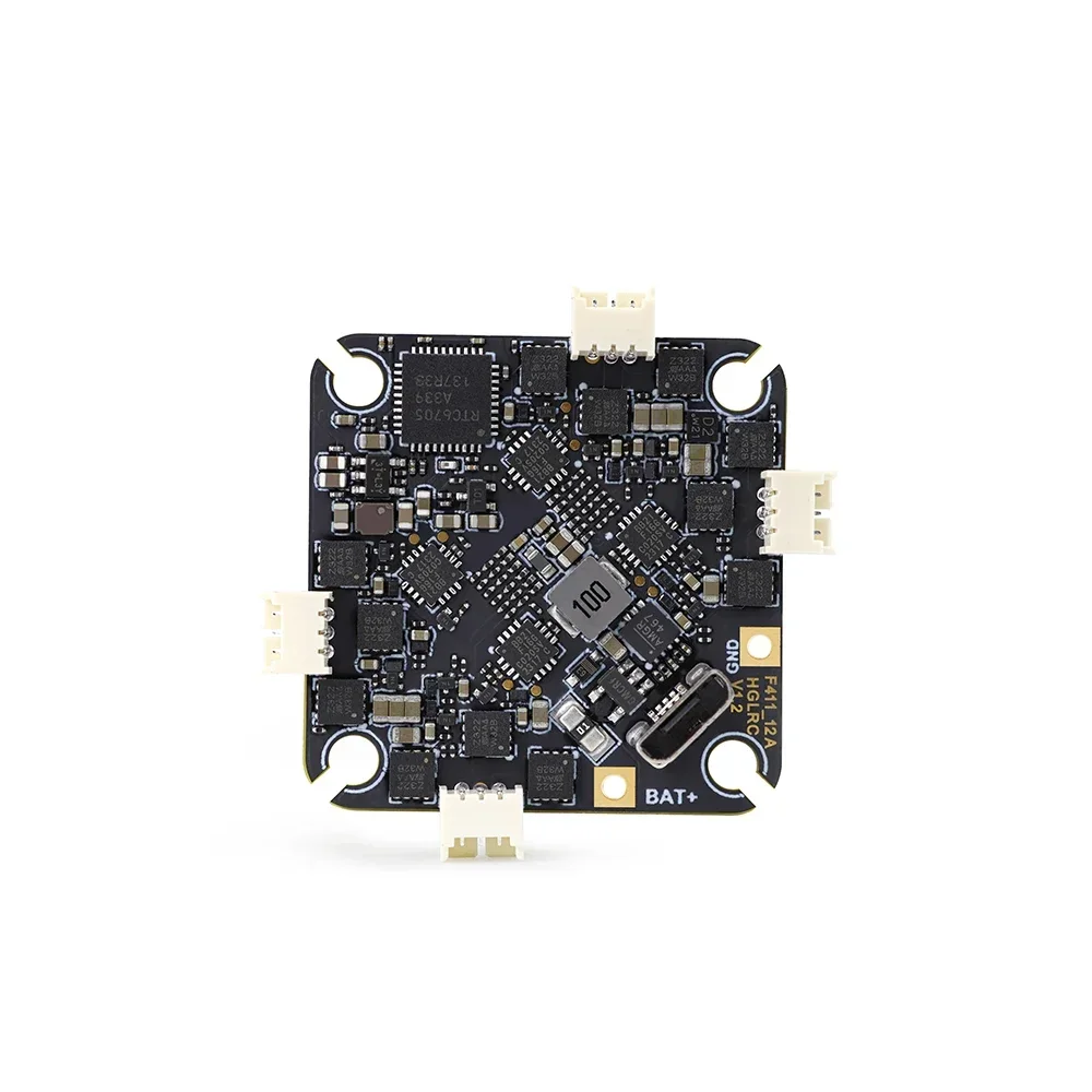 HGLRC SPECTER F411 12A AIO 비행 컨트롤러, 12A 4in 1 ESC 400mW UART ELRS 2.4G 2-4S, 25.5x25.5mm, RC FPV 프리스타일 드론용