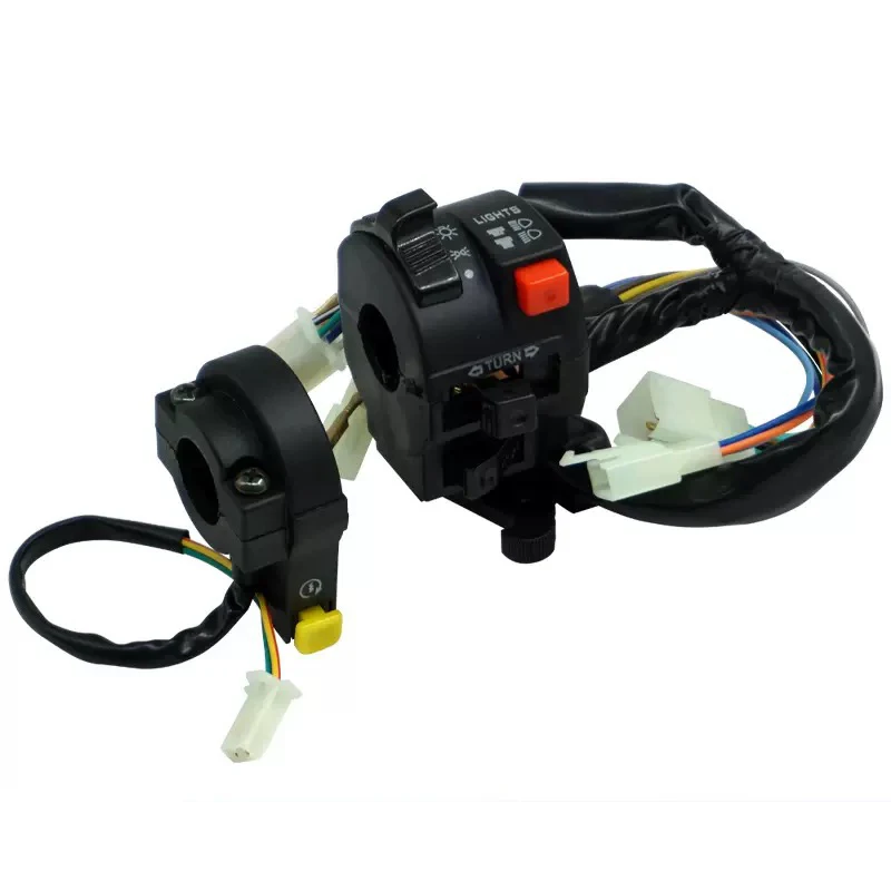 

Motorcycle Accessories Curved Beam Car WAVE110 Handle Seat Combination Switch Handle Assembly Handle Seat Assembly