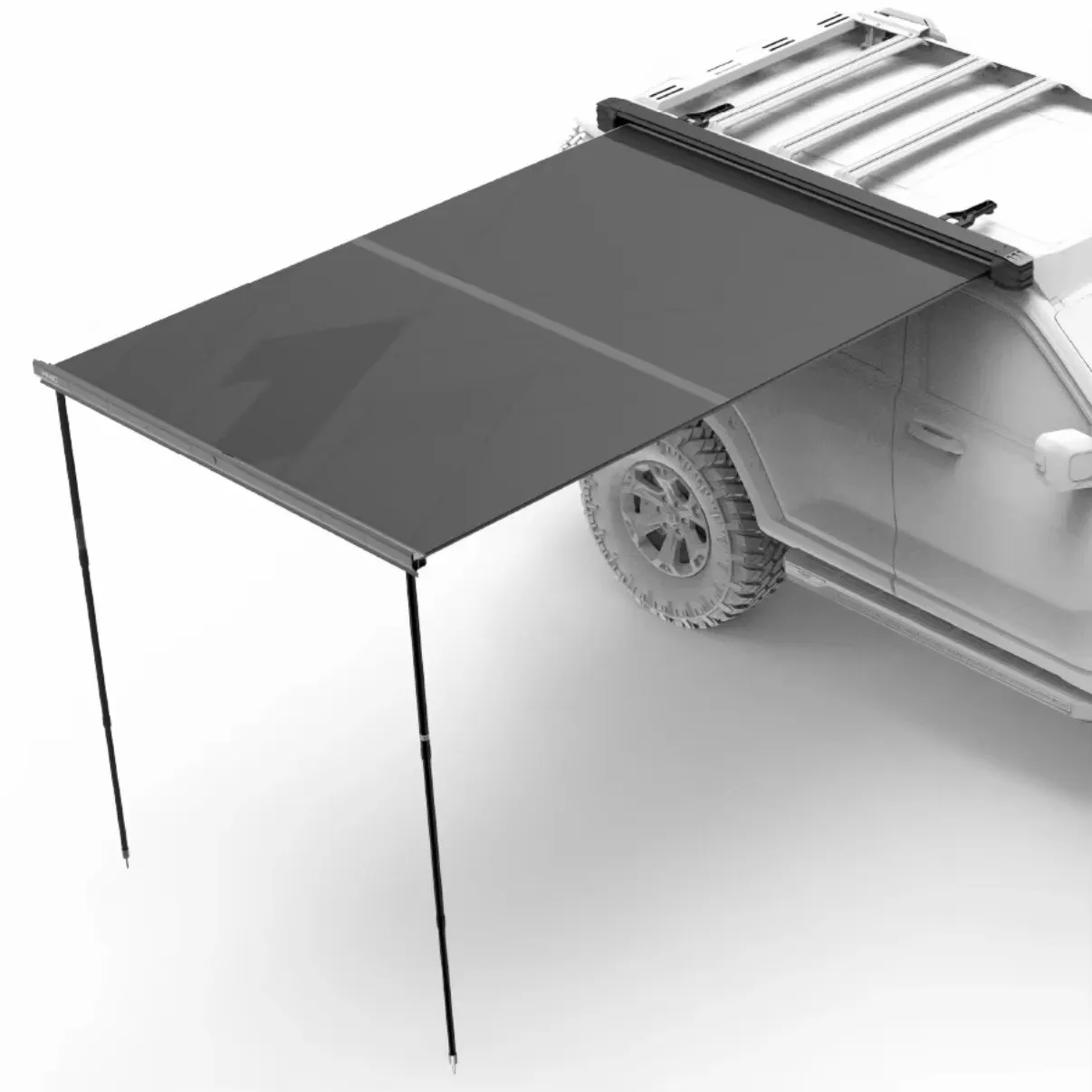 WINBO Off-Road Camping Car Accessories Modification Kit - Roof Platform, Side Awning, Side Ladder, Side Bag