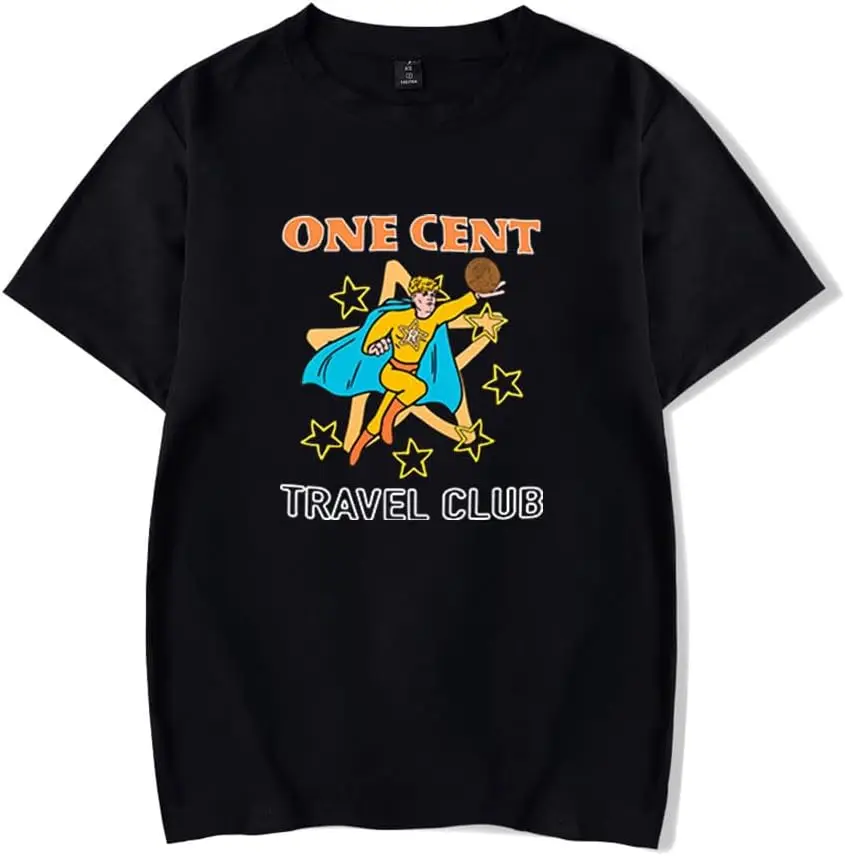 

Ryan Trahan Travel Club T-Shirt Merch Casual Short Sleeved T Shirt Unisex Tee