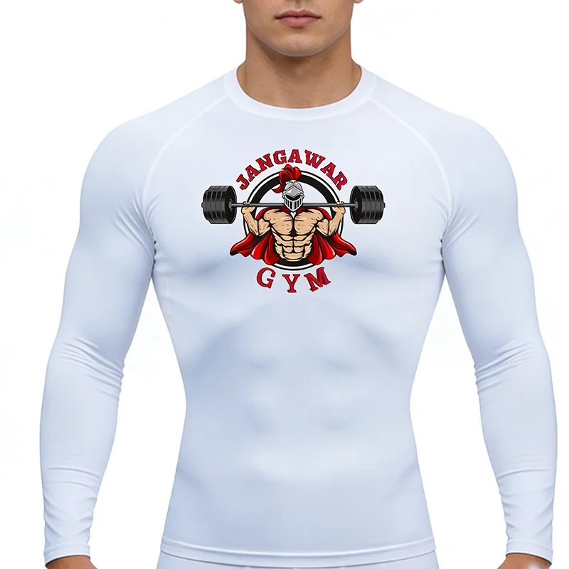 2025 Nuovo abbigliamento sportivo fitness alla moda slim fit, tuta da allenamento attillata con motivo t-shirt, tuta da basket da corsa compressa