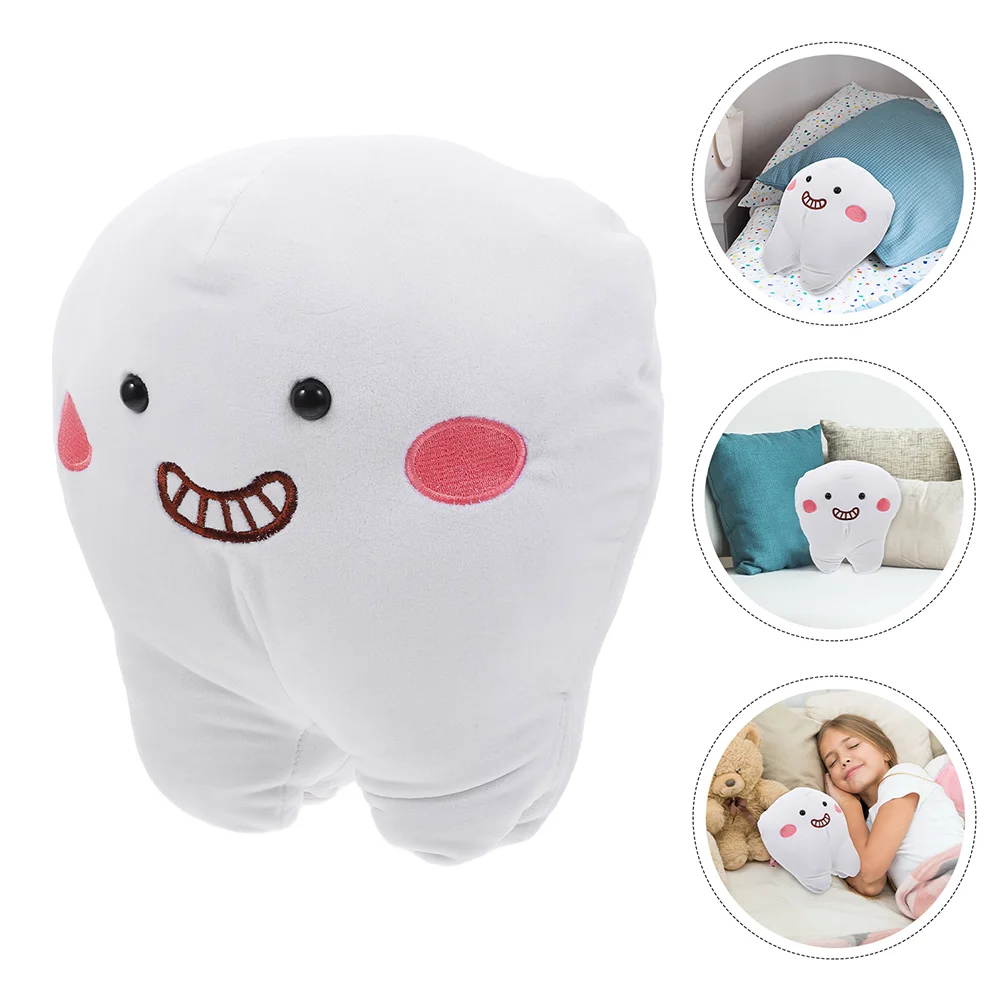 Dental Pillow Plush Cute Hugging Decorative Tooth Photo Props False Teeth