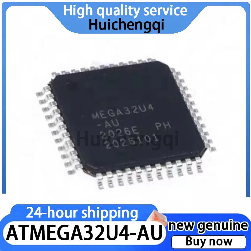 1PCS Original Genuine ATMEGA32U4-AU 8-bit Microcontroller MCU Package TQFP-44