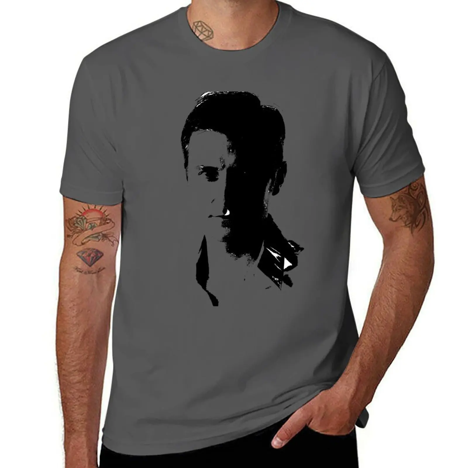 

Richard Armitage T-Shirt t shirt men 100% cotton luxury brand t shirt man casual T-Shirt