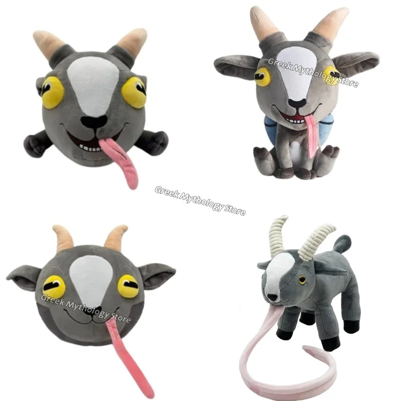

New Game Goat Simulato Plush Doll Toy 22CM Cartoon Cute Soft Goat Game Merchandise Room Decoration Christmas Birthday Gift