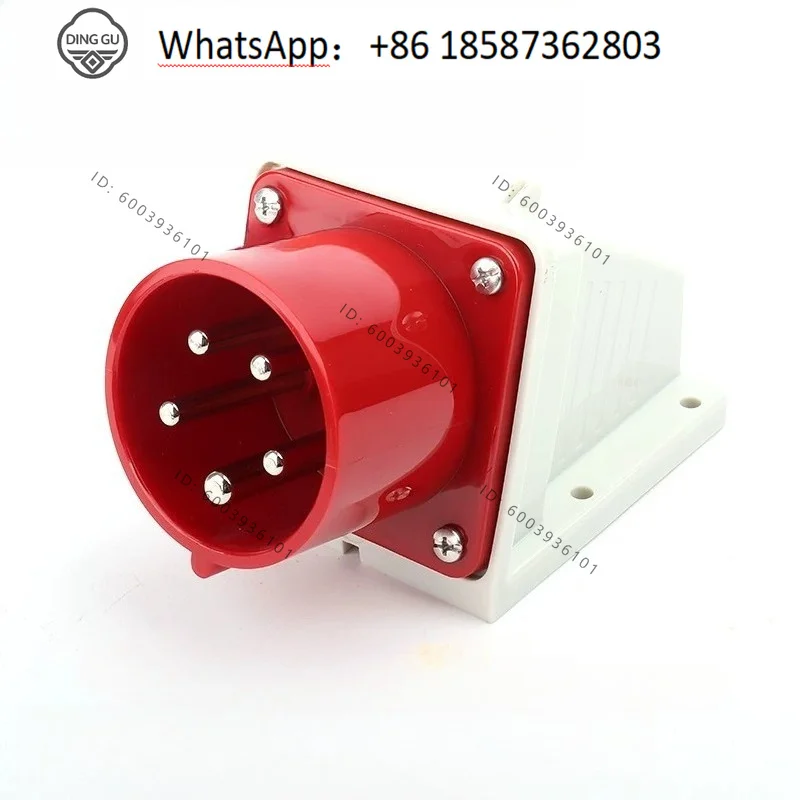 Industrial plug and socket TYP R285 three-phase male and female 32A5 core Ip44 surface-mounted and concealed 2823