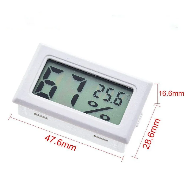 Digitales LCD-Thermometer Hygrometer Innenraum Mini Elektronisches Temperatur- und Feuchtigkeitsmessgerät Sensor Wetterstation – Detail 6