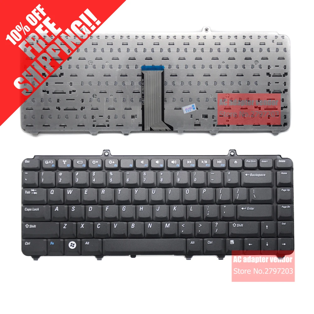 

New Replace FOR DELL 1420 1400 1520 1525 M1330 V1500 PP41L keyboard black color