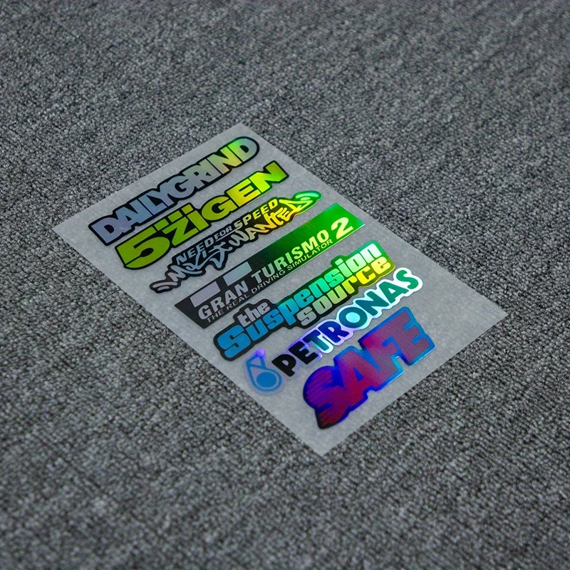

Scratch-Resistant, Waterproof Decals for Tank, Body & Car Windows JDM Racing Style Motorcycle Sticker Set