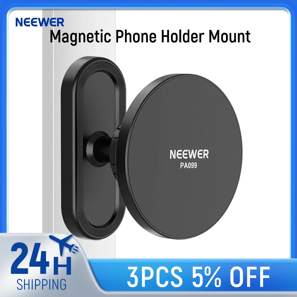 

Магнитный держатель для телефона NEEWER, автомобильные аксессуары для тележки для гольфа для MagSafe iPhone 16 Pro Max Plus 15 14 13 12 Samsung Huawei