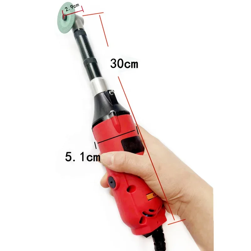 New 90 degree electric elbow grinder speed adjustable tile seam ripper mold polishing machine