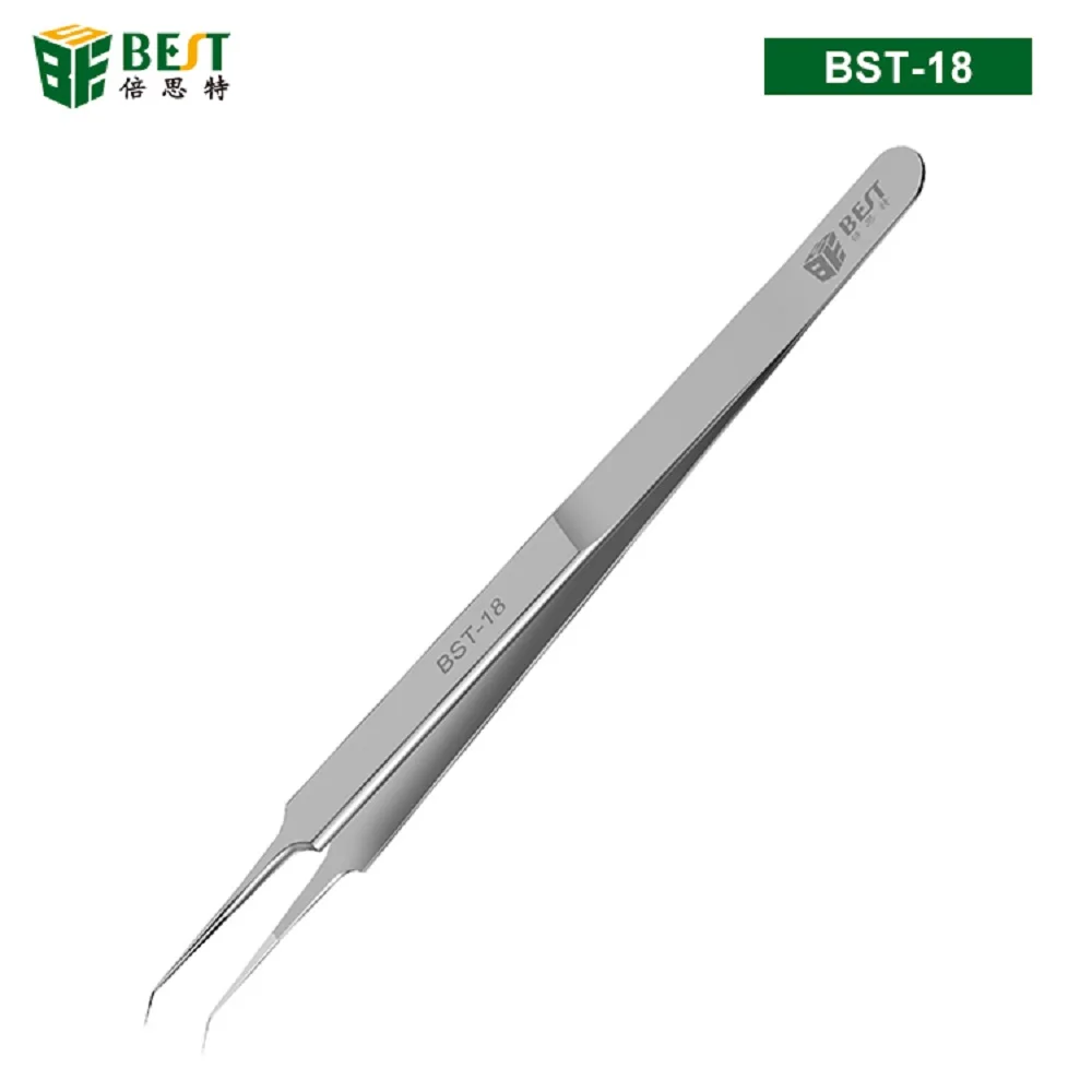 BST-18 Stainless Steel Electric Eyebrow Plucker Personalized Cheap Tweezers for Eyelash Extension Jump Tweezer