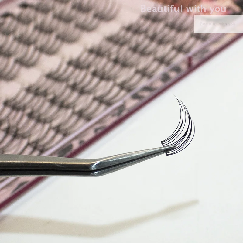 NewNo adhesivo pestañas postizas autoadhesivas DIY extensión de pestañas segmentadas herramienta de aumento de ojos de anime