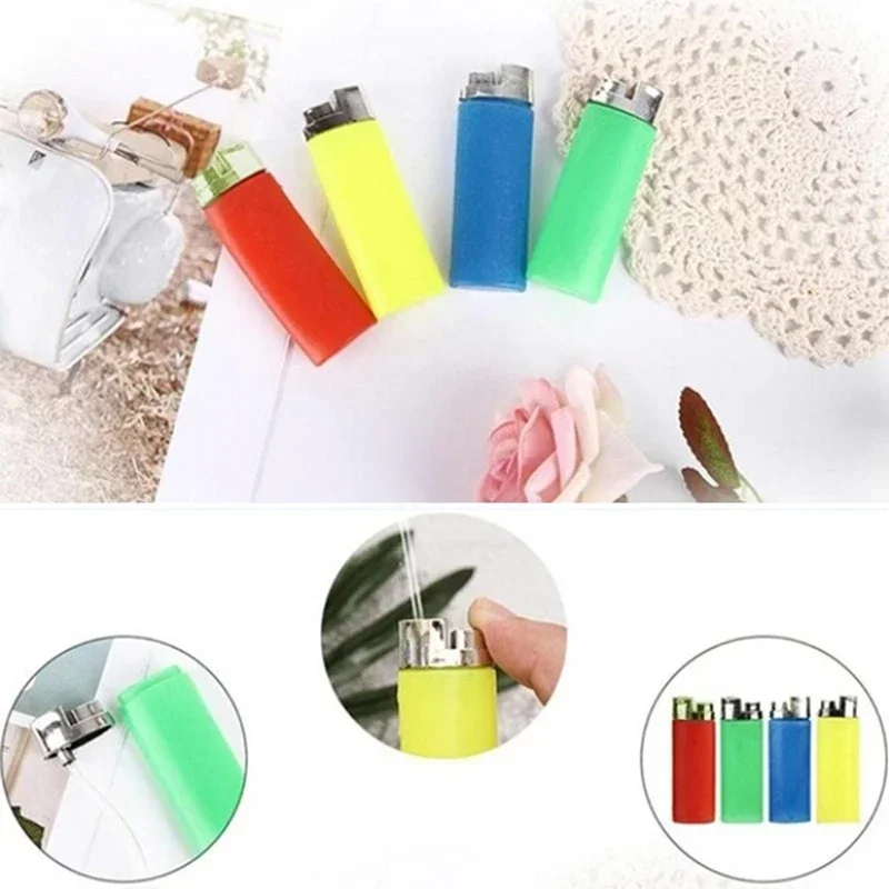 Funny Party Trick Gag Gift Water Squirting Lighter Fake Lighter Joke Prank Children Toys Trick Toy Adult Toys Funny Wholesale