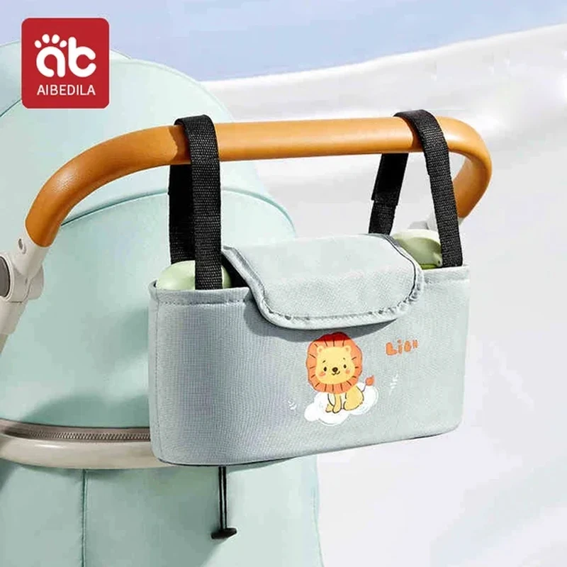 AIBEDILA Baby Stroller Organizer Nappy Bag Hook Hanging Mummy Carriage Bottle Bag Handbag Pram Cart Organizer Diaper Bag