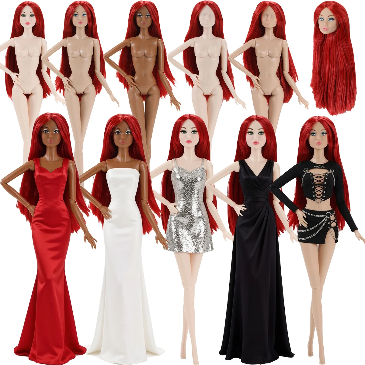 Baby Products Trending - Nueva Muñeca Supermodelo de Pelo Rojo
