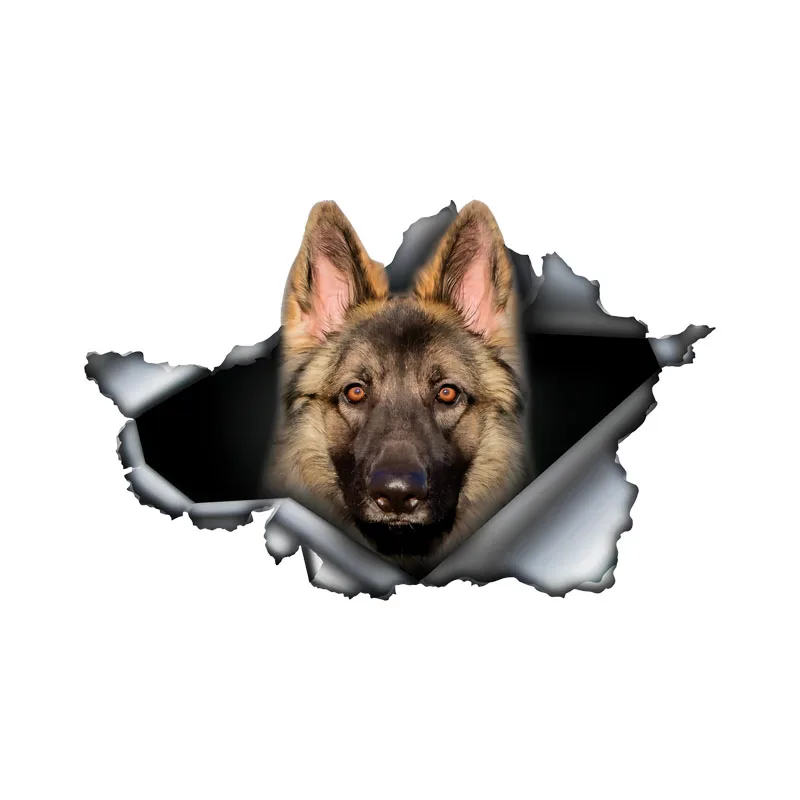 

DK547# Shepherd Dog Car Stickers Scratch Blocking Self-Adhesive Waterproof Decal, Used for Car, Laptop, Motorcycle, Van, RV