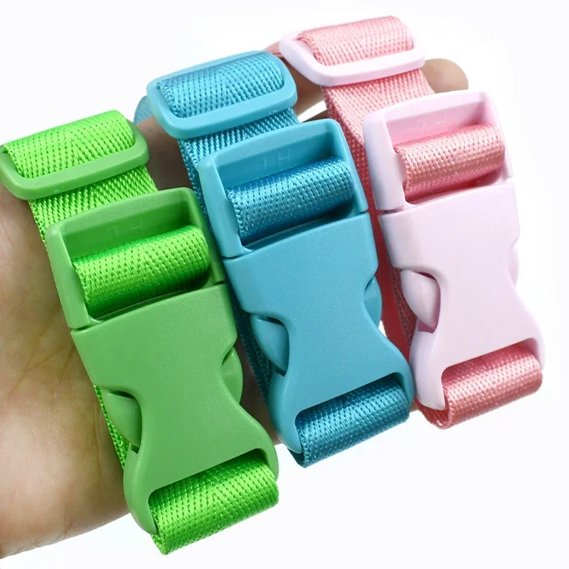 2/5Sets 20/25mm Plastic Release Buckle Tri-Glide Sliders Webbing Tape Bag Strap Side Clip Dog Collar Ribbon Band Accessories