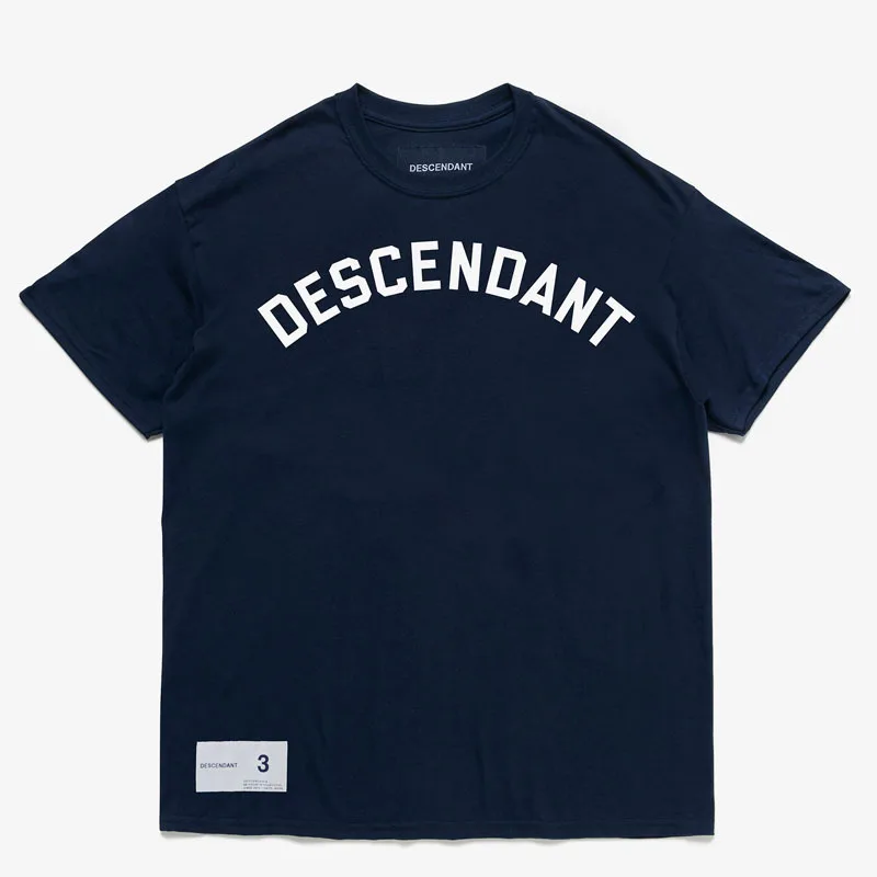 2025 Descendant round neck short sleeved T-shirt casual print loose solid color classic couple T-shirt TX1384