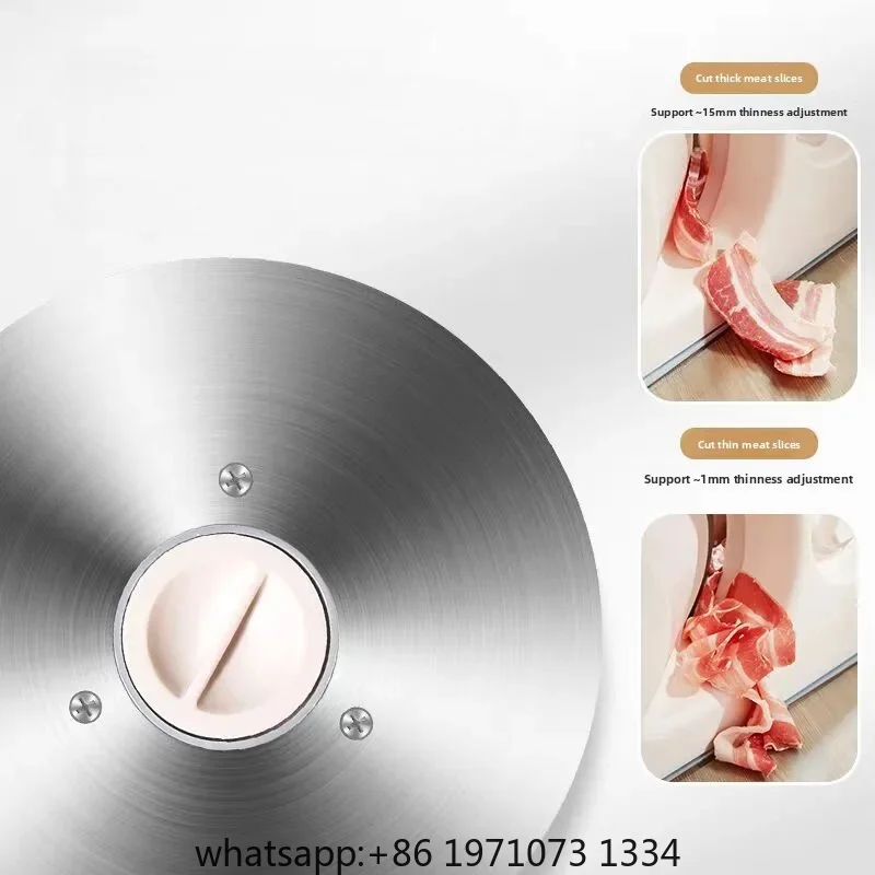 Professional Multi-Function Food Slicer Vegetable Fruit Meat Cheese Cutter with Stainless Steel Blades, Non-Slip Base & Safety