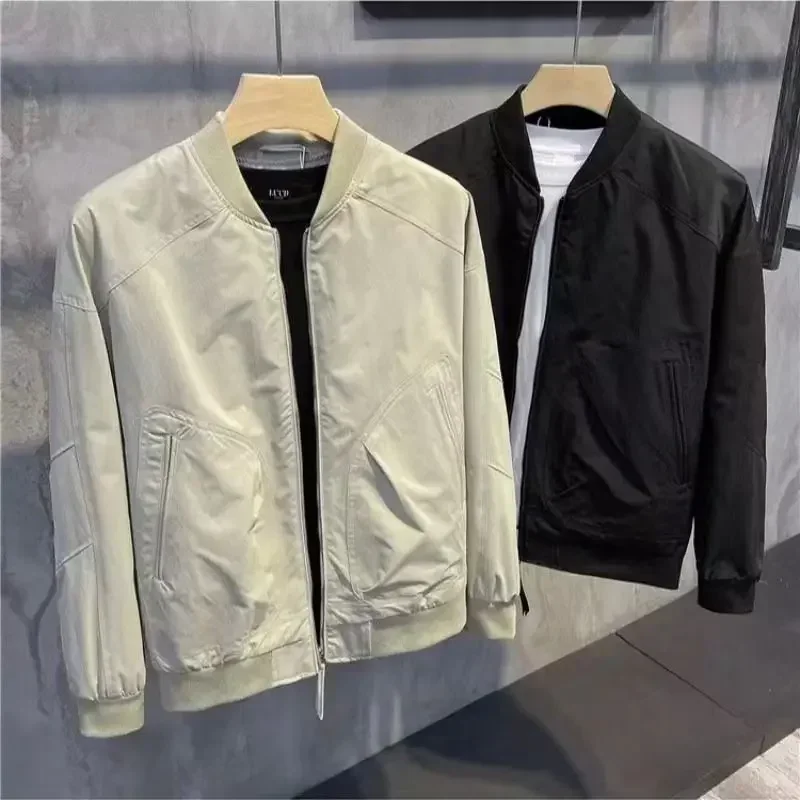 Slim Fit Trendy Male Coats Casual Men's Jackets Korean Reviews Many Clothing Fashion 2024 Cheap Clothes Offer New In Sale Y2k