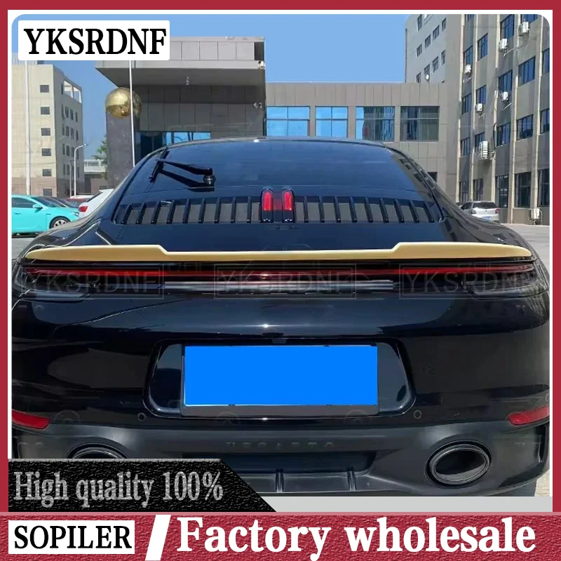 Newly Listed Car Accessories ABS Ducktail Rear Wing Spoiler For Porsche 911 Carrera 4S 992 2019 2020 2021 2022+