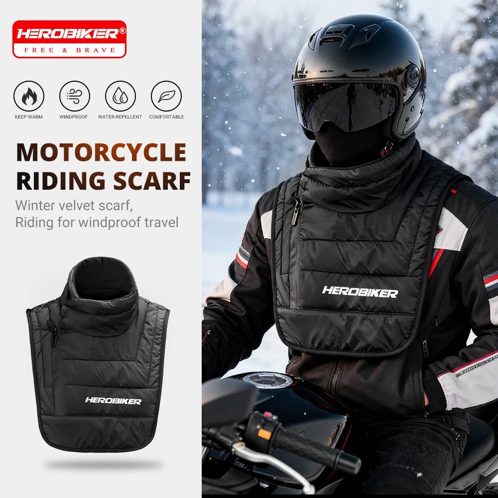 

Motorcycle Scarf Neck Winter Warm Cold-Resistant Motorbike Riding Warm Neck Cover Windproof Moto Rider Chest And Neck Protector