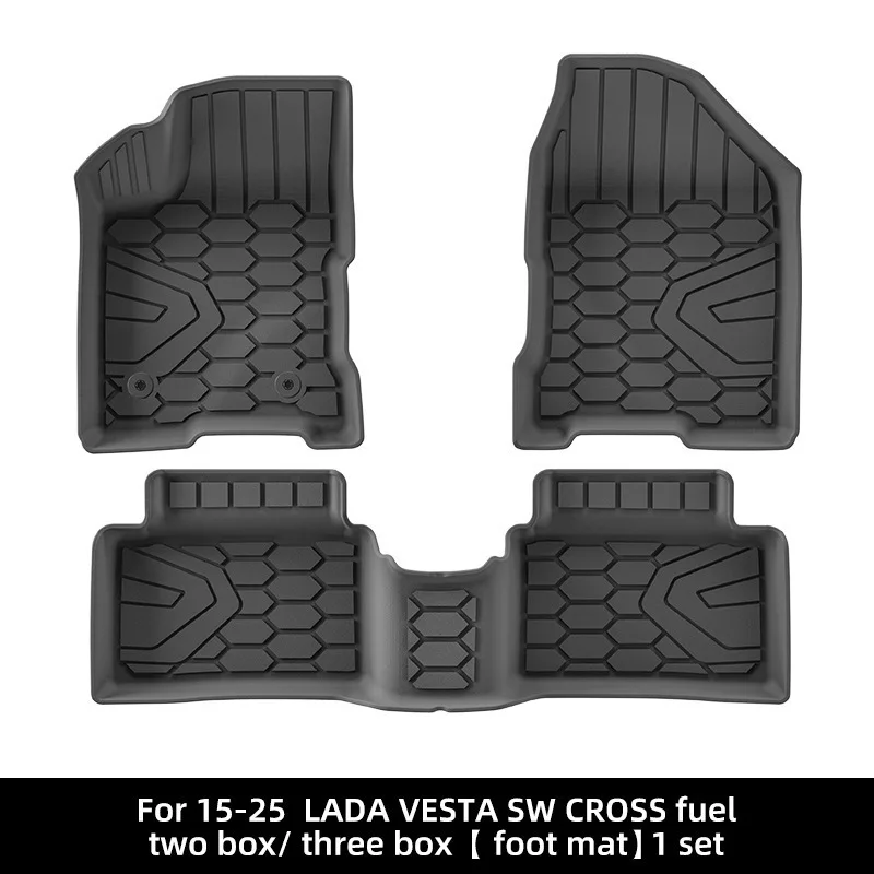 

3D TPE Car Floor Mat for Lada Vesta CROSS SPORT 2015-2025 Fuel Car Mat Waterproof Floor Liners Dustproof Carpets