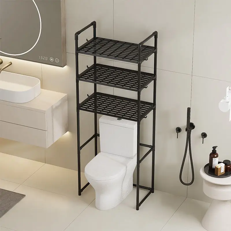 

Bathroom toilet rack No punching rack Toilet toilet floor Multi-layer storage Qingbang