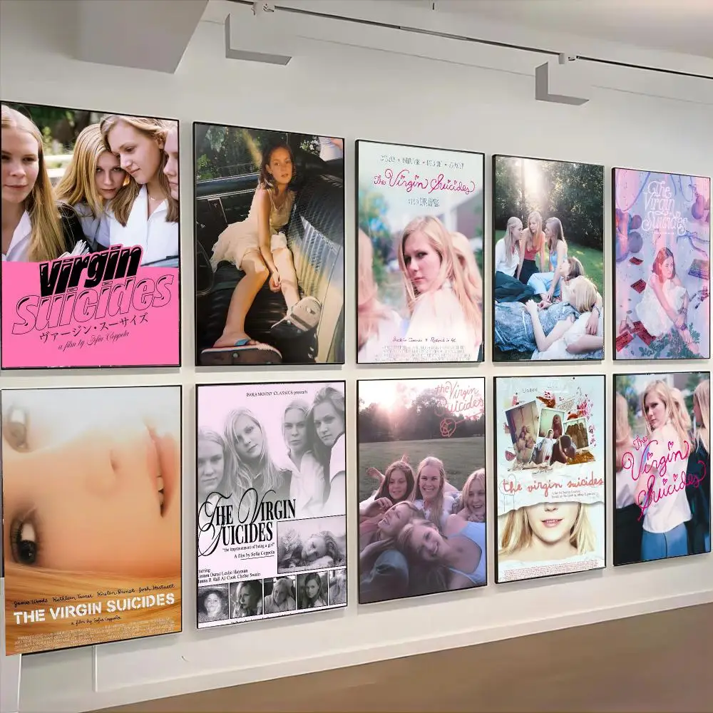 The Virgin Suicides Film Nostalgic Poster Self-adhesive Advanced Aesthetic Printing Paper Wall Art for Living Room Home Decor