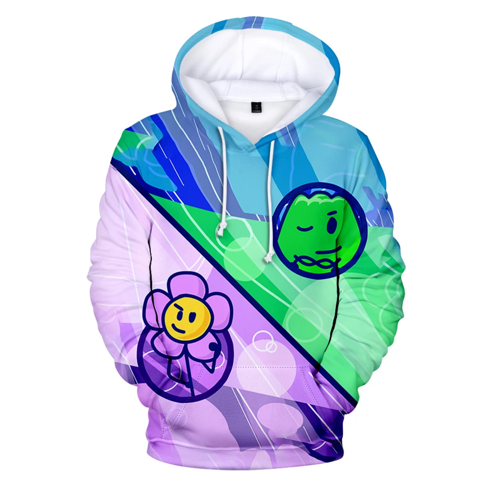 Jacknjellify Battle for Dream Island Merch sudaderas Unisex de manga larga, Sudadera con capucha juvenil, ropa 3D para hombre y mujer