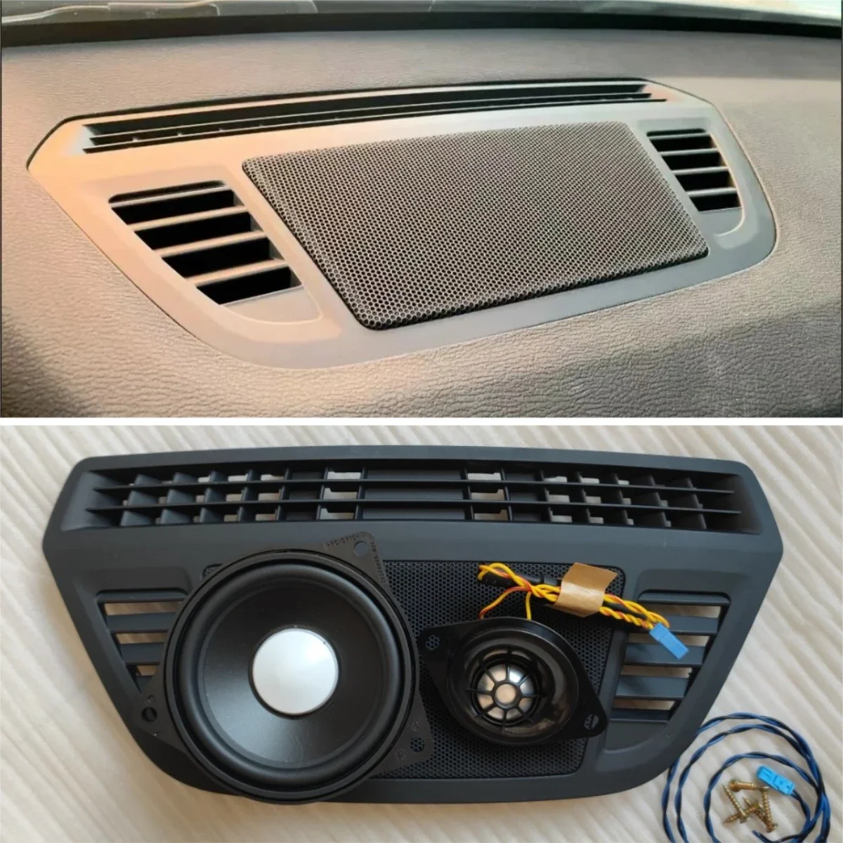 

Высокое качество для BMW F48 X1 серии, крышка динамика на приборной панели автомобиля, твитер, аудиодинамик, центральный средний диапазон, 4-дюймовый звуковой сигнал, замена