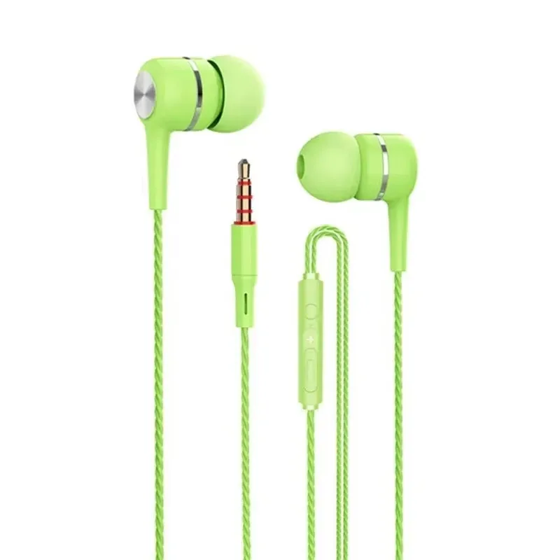 3,5mm Wired Kopfhörer In Ear Headset HIFI Schwere Bass Ohrhörer Monitor Sport Headset Stereo Musik Gaming Kopfhörer mit Mikrofon