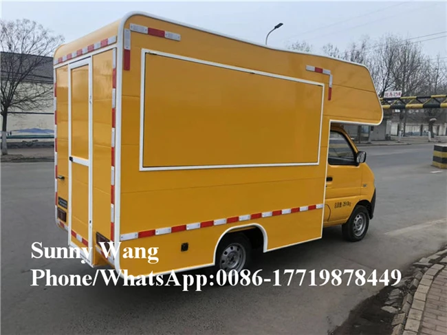 Harga pabrik OEM keranjang makanan listrik van makanan jalan makanan dapur van makanan