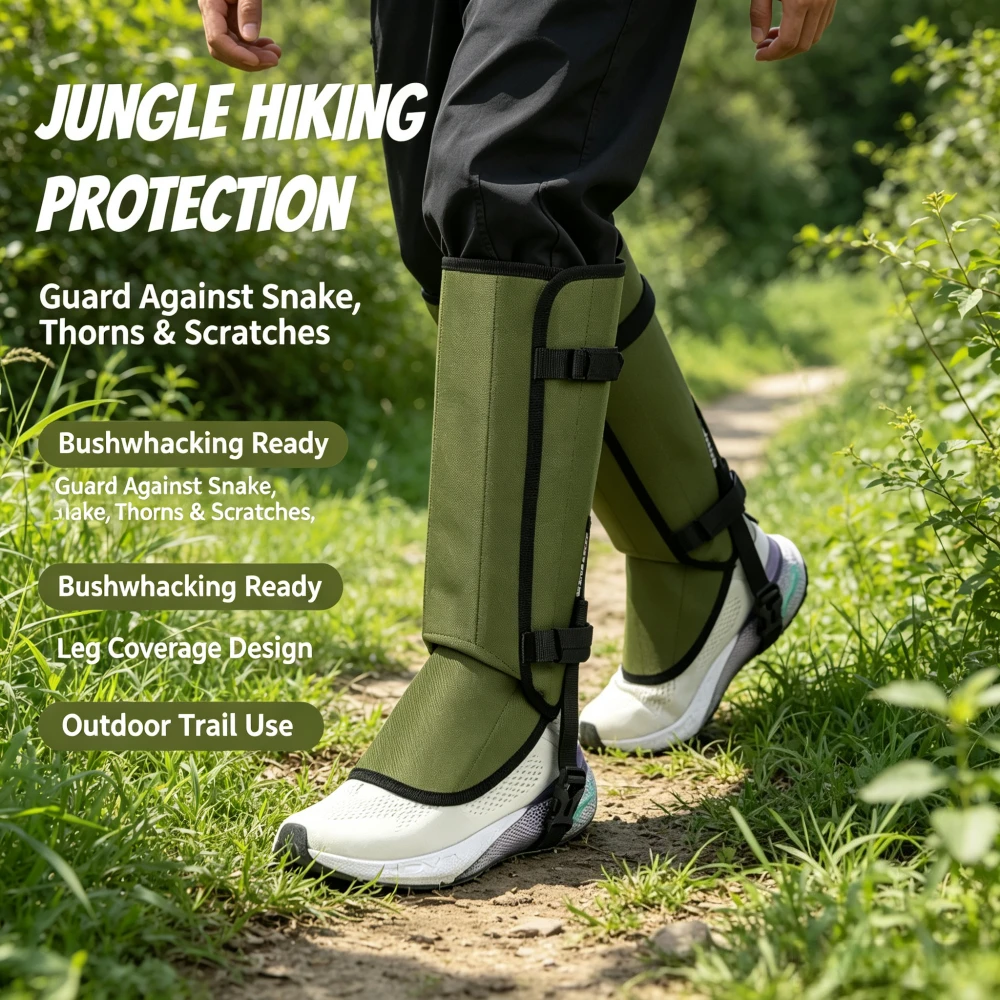 Hiking and Hunting Protective Leg Covers Waterproof and Anti-snake Bite Leg Covers Outdoor Camping Protective Shoe Covers