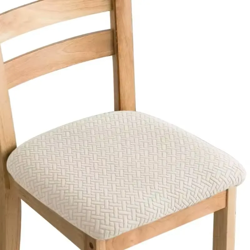 Stuhlbezug Universal Ganzjährig Einfarbig Minimalistisch Neuer Verdickter Stuhlkissenbezug Elastisch für Restaurant und Zuhause – Detail 7