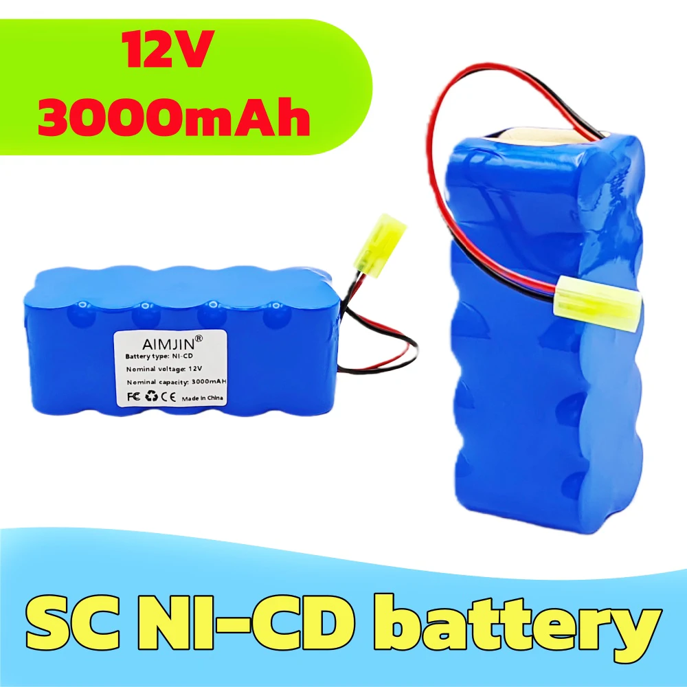 

SC Ni-CD 3000mAh For RH5488, RH846301, RH846901, RS-Rh5205 For 12V Rowenta, Robot Vacuum Cleaner Battery