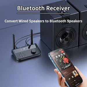 3D Stereo Bluetooth 5.3 Penerima Audio Optik / Koaksial / 3.5 Mm AUX Output Sinyal Digital Analog Adaptor Kabel untuk Speaker Mobil 8 penguat kekebalan penjualan terbaik - №