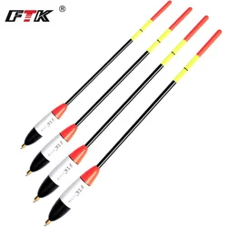 FTK 4PCS Bobber Barguzinsky Fir Fishing Float Mixed Size 23cm-26cm Copper Ocean Rock Buoy Carp Fishing Accessories