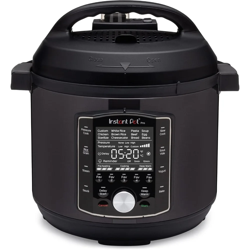 Pot Pro (8 QT) 10-in-1 Pressure Cooker, Slow Cooker, Rice/Grain Cooker, Steamer,