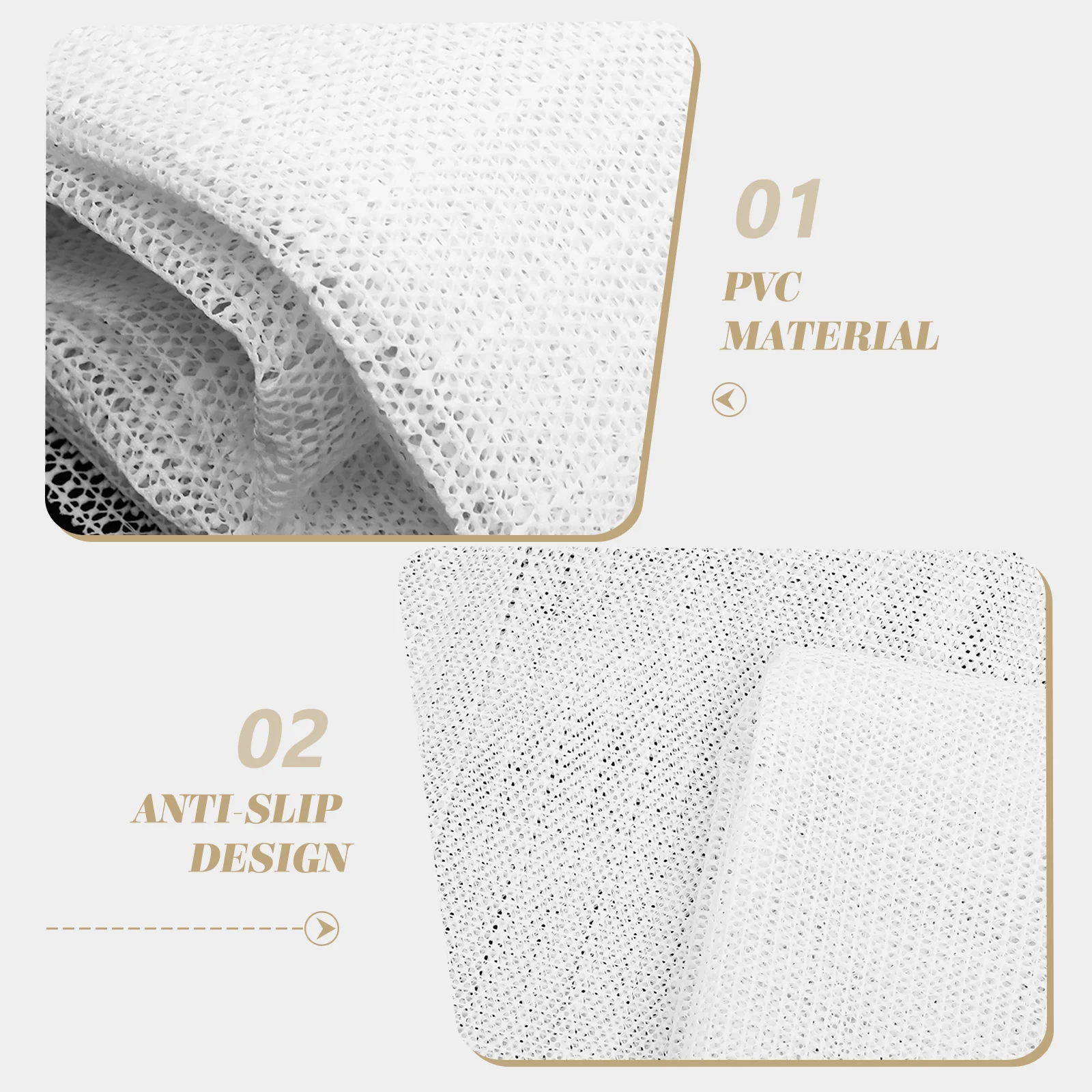 

Nonslip Rug Pad Anti-Slip Floor Mat for Home Sofa Bed Office Strong Durability PVC Material Can Be Cut to Fit Various Furniture