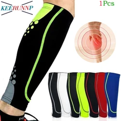 1Pcs Leg Compression Sleeve for Soccer Sports - Calf Shin Guard Support Sleeve Footless Socks Legs Pain Relief for Men Women,Gym