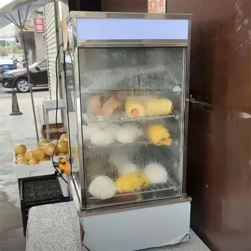 

Пароварка для пищевых булочек, прозрачная паровая машина из нержавеющей стали, 220 В, 110 В