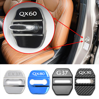 Car Door Lock Cover Auto Emblems Case for Infiniti FX37 FX50 G35 G37 Q50 Q60 QX30 QX55 QX60 QX80 QX56 Car Styling Accessories